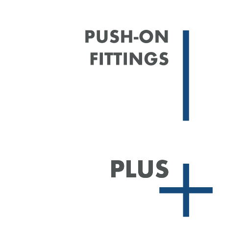 Plus Push-On Fittings - PVDF Push-on Fittings