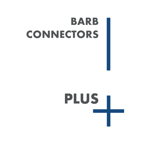 Plus Barb Connectors - PVDF Barb Connectors