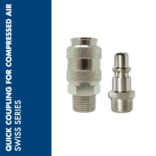 CSVZ - Quick Couplings SWISS series for Compresed Air 