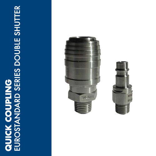 EUDO - EUROSTANDARD series quick couplings double shutter 