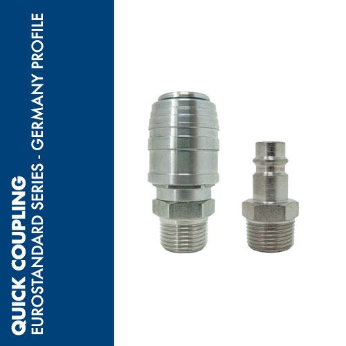 EUPG - EUROSTANDARD series quick couplings - GERMANY profile 