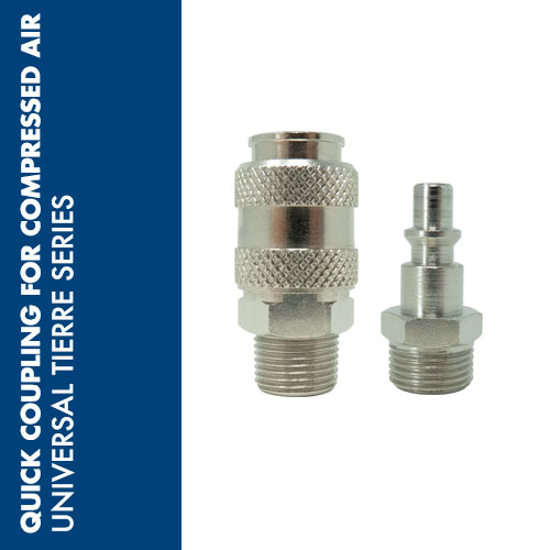 UNTR - Quick Couplings TIERRE UNIVERSAL Series for Compressed Air 