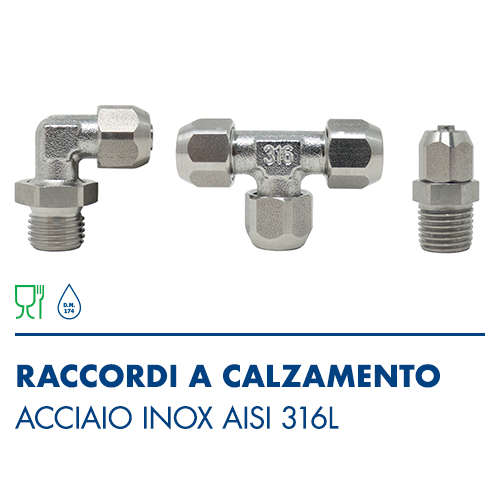 2700 - Raccordi a Calzamento Inox AISI 316 