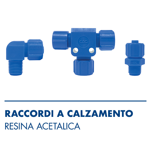 CK - Raccordi a Calzamento in Resina Acetalica 