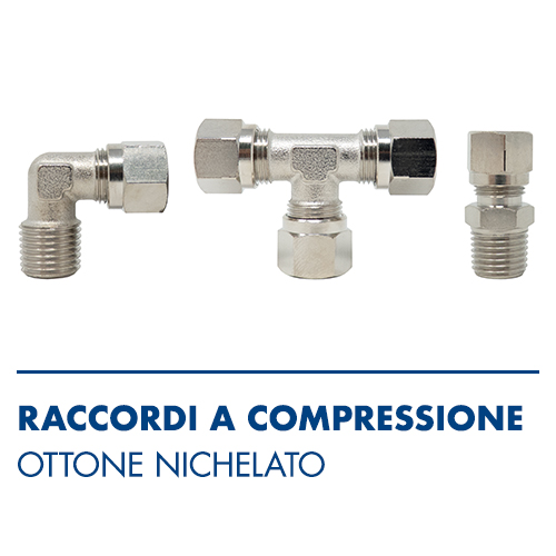 3100 - Raccordi a Compressione in Ottone 