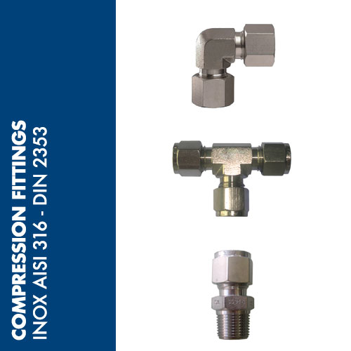 3700 - Compression Fittings INOX AISI 316 DIN 2353 