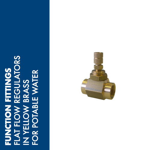 HSFB - Brass flow regulator for potable water 