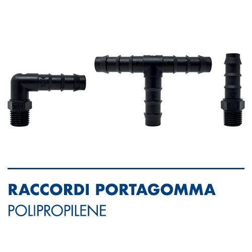 5500 - Raccordi portagomma in Polipropilene 