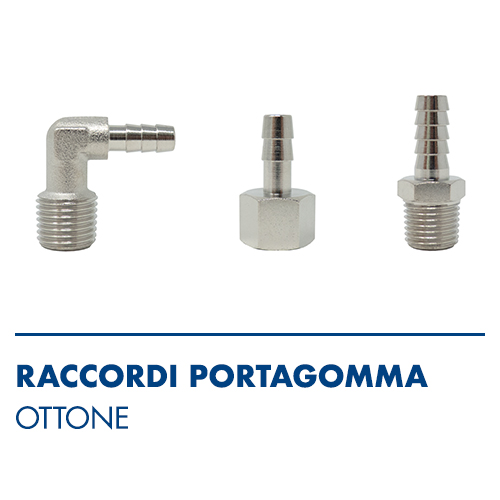 PGOT - Raccordi portagomma in Ottone 