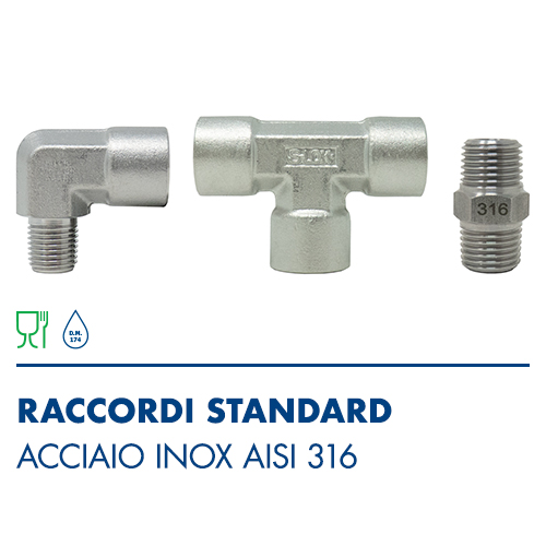 1400 - Raccordi standard Inox AISI 316 