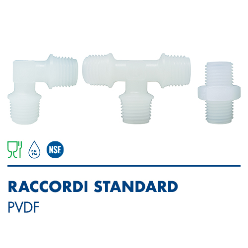 1900 - Raccordi standard in PVDF 