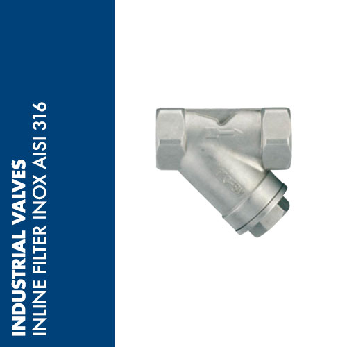 RCIX - Inline filter Inox AISI 316 