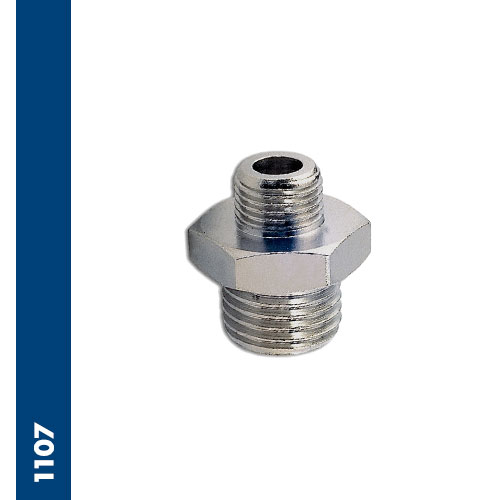 Reduced nipple BSPP & metric thread