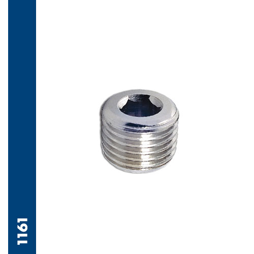 Immagine 1161 - M flat plug BSPT thread exagon embedded