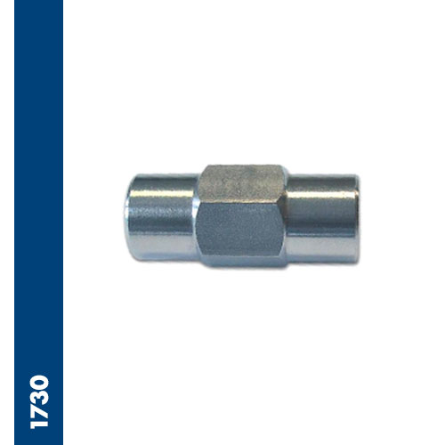 Valvola unidirezionale cilindrica BSPP INOX AISI 316L