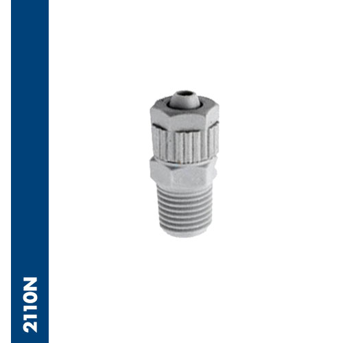 Male connector push-on NPT thread