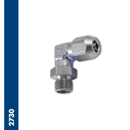 Swivel male elbow BSPP thread