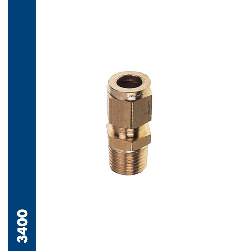 Male connector BSPT thraed