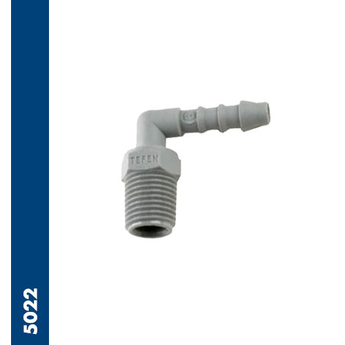 Immagine 5022 - Male elbow barb connector NPT thread