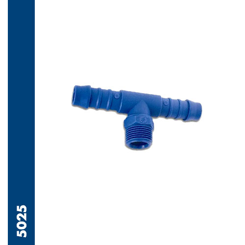 Immagine 5025 - Male tee barb connector BSPT thread