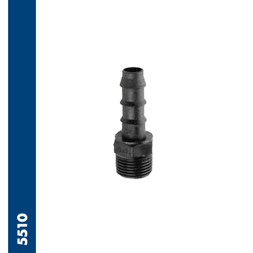 Immagine 5510 - Male barb connector BSPT thread