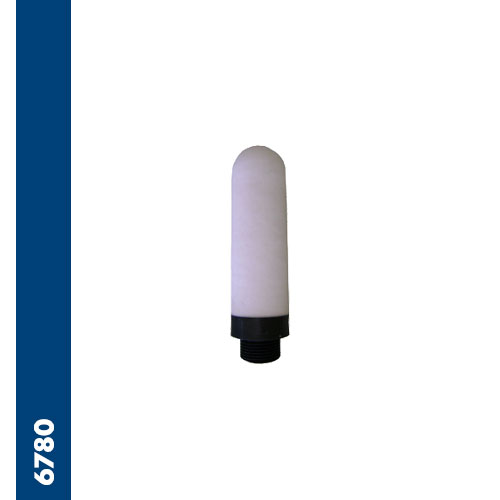 Noise silencer in polyethylene