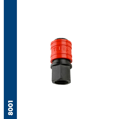 Plastic female quick coupler