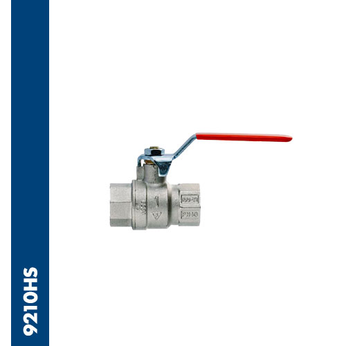 Full bore universal ball valve, HEAVY SERIES FOR HIGH TEMPERATURE, threaded ends BSPP F/F