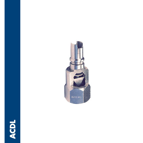 Unidirectional connection with check valve