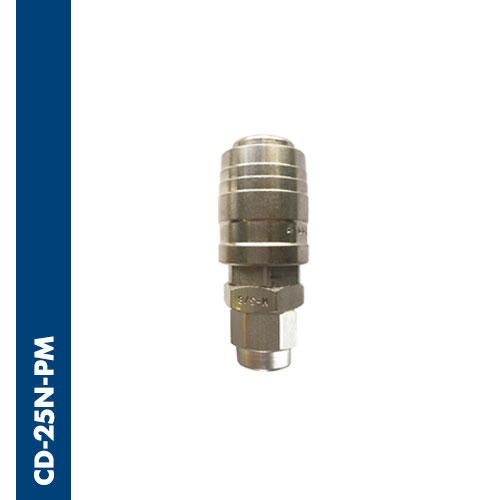 Quick coupler with push-on fitting, DN 5,2