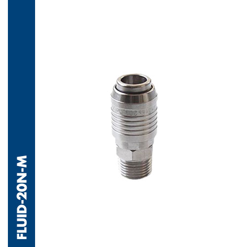 Immagine FLUID-20N-M - Male quick coupler