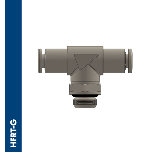 Immagine HFRT-G - Swivel male tee BSPP & metric thread