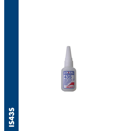 Immagine IS43S - Universal fast setting cyanoacrylate adhesive for plastic rubbers, leather, wood and metals