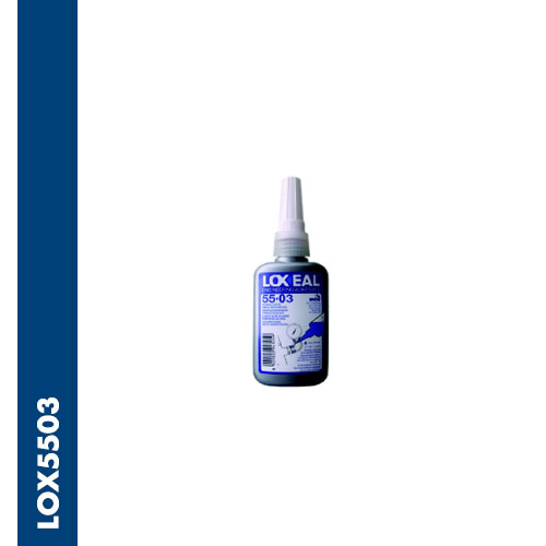 Immagine LOX5503 - Medium strength anaerobic adhesive for thread locking of nuts and bolts, suitable to be used on metal oily surfaces