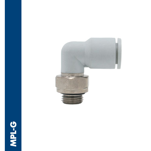 Immagine MPL-G - Swivel male elbow BSPP & metric thread