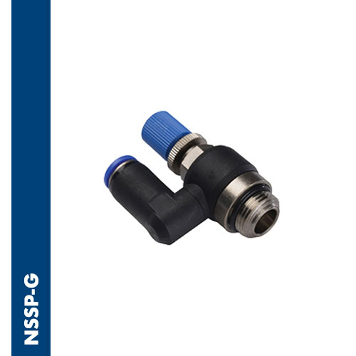 Immagine NSSP-G - Flow regulator with manual quick exhaust valve BSPP thread