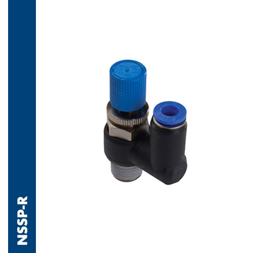 Immagine NSSP - Flow regulator with manual quick exhaust valve BSPT thread