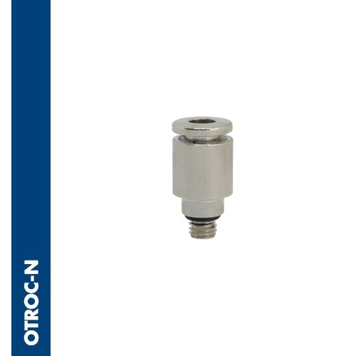 Male connector internal hexagon UNF thread nickel plated