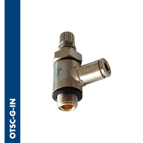 Immagine OTSC-G-IN - Manual swivel flow regulator BSPP thread for valves