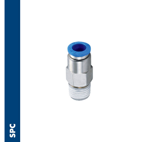 Immagine SPC - Male connector stop fitting BSPT thread