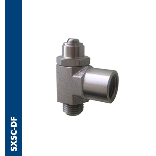 Immagine SXSC-DF - Regolatore di flusso a cacciavite femmina cilindrico BSPP per cilindri in AISI 316