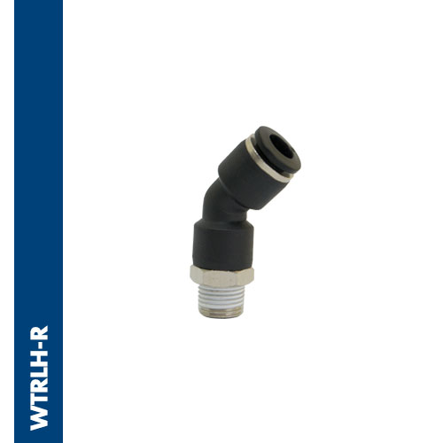 Immagine WTLH - Male elbow 45º BSPT thread nickel plated