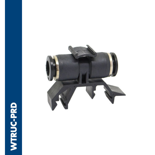 Union connector for DIN profile